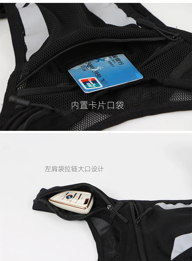 Reflective Kettle Chest Bag for Cycling and Running