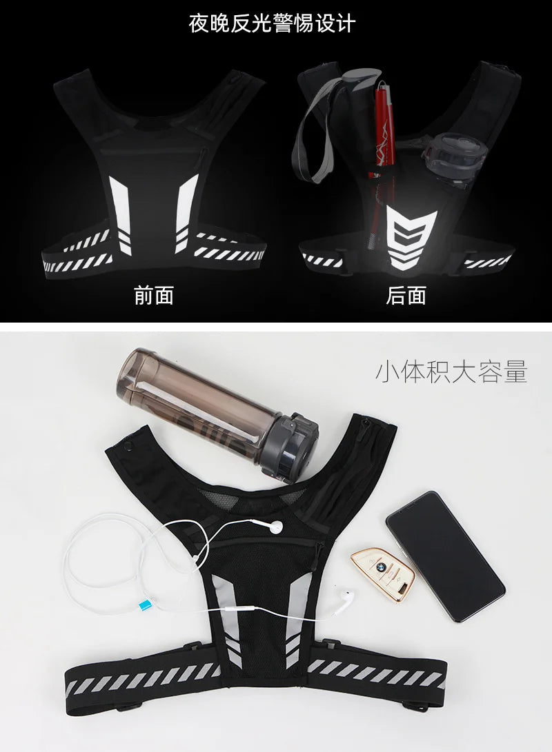 Reflective Kettle Chest Bag for Cycling and Running