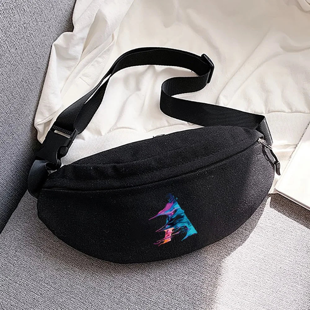 Unisex Waist Bag Outdoor Sports Messenger Chest Bag Running Cycling
