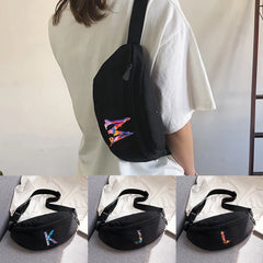 Unisex Waist Bag Outdoor Sports Messenger Chest Bag Running Cycling