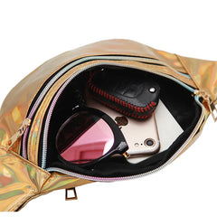 Laser Running Bag Multifunction Outdoor Sport Waist Shoulder Cross-Body Bag