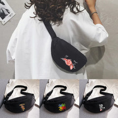 Gesture Printing Waist Bag for Youth Running and Cycling