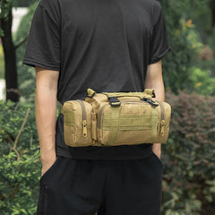 Men's Waterproof 3P Magic Waist Bag Outdoor Tactical Bag