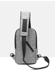 Men's Anti-Theft Messenger Bag with USB Charging