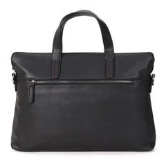 Men's Leather Briefcase Handbag for Business Trip