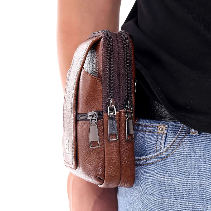 Men's Shoulder Bag Messenger Bag Casual Business Waist Bag