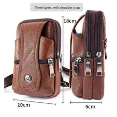 Men's Shoulder Bag Messenger Bag Casual Business Waist Bag