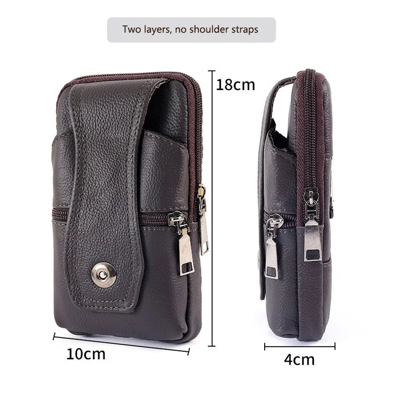 Men's Shoulder Bag Messenger Bag Casual Business Waist Bag