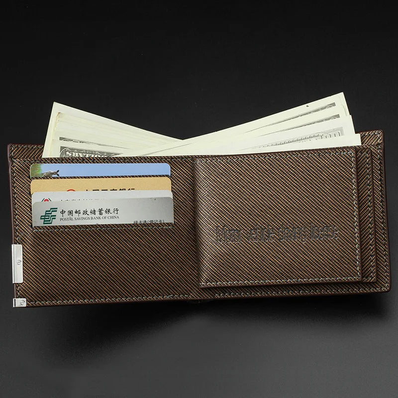 Men's Cross Wallet with Personalized Design