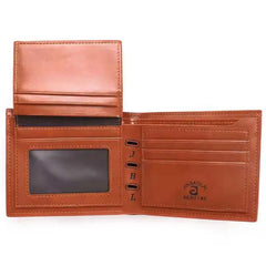 Men Wallet PU Leather Clutch Short Money Clip Male Purse