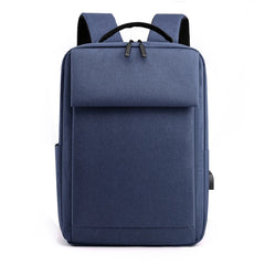 Waterproof Nylon Men's Backpack USB Charging Laptop Rucksack