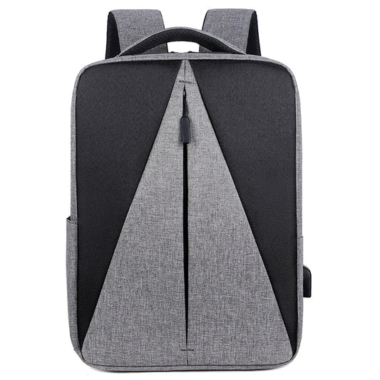 Waterproof Oxford Cloth Backpack USB Charging Rucksack