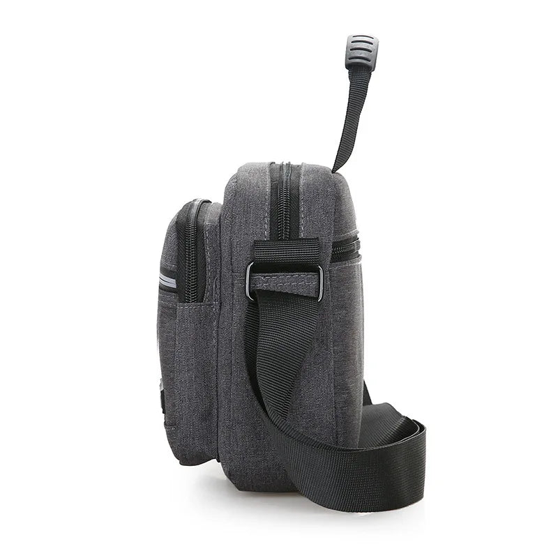 Men's Canvas Briefcase Large Messenger Bag