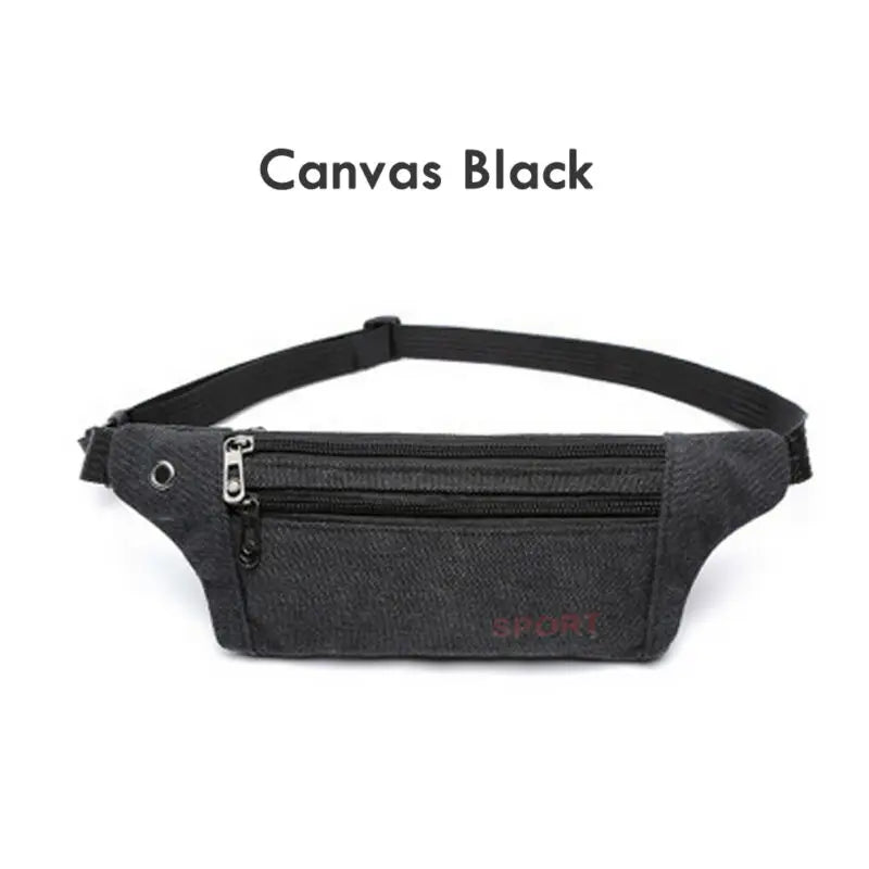 Waist Bag Fanny Pack Running Zip Belt Money Pouch Travel Holiday Bags