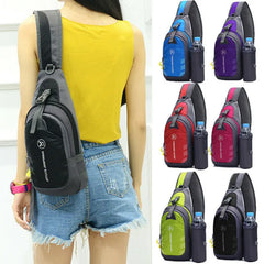 Waterproof Chest Bag Pack Sport Shoulder Sling Backpack