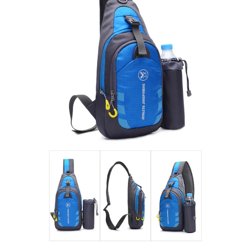 Waterproof Chest Bag Pack Travel Sport Shoulder Sling Backpack