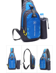Waterproof Chest Bag Pack Sport Shoulder Sling Backpack