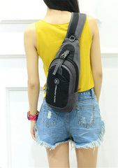 Waterproof Chest Bag Pack Sport Shoulder Sling Backpack