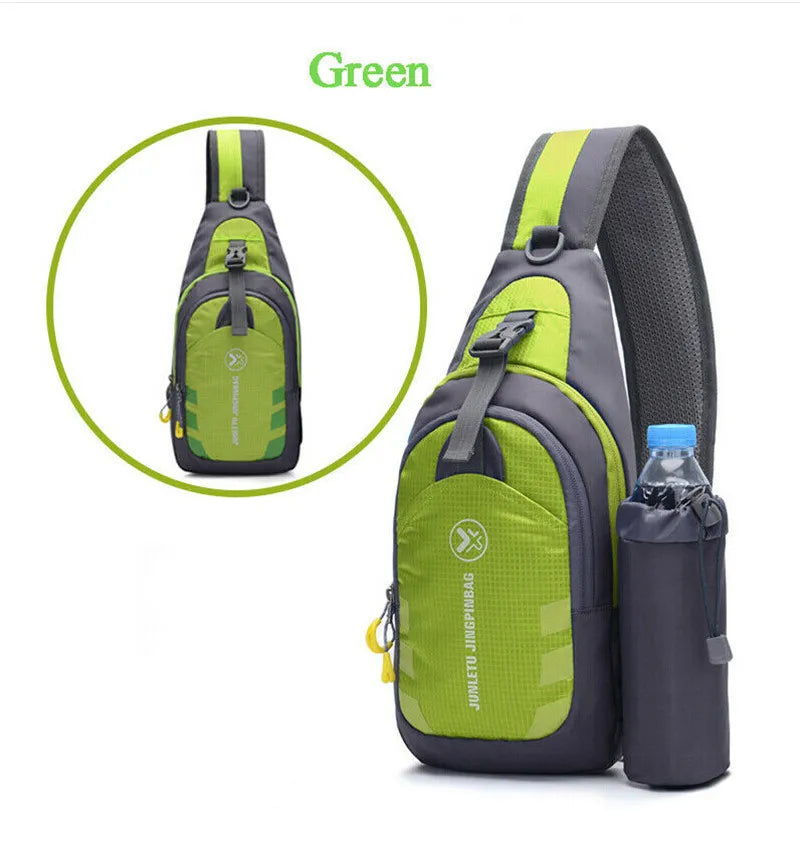 Waterproof Chest Bag Pack Sport Shoulder Sling Backpack