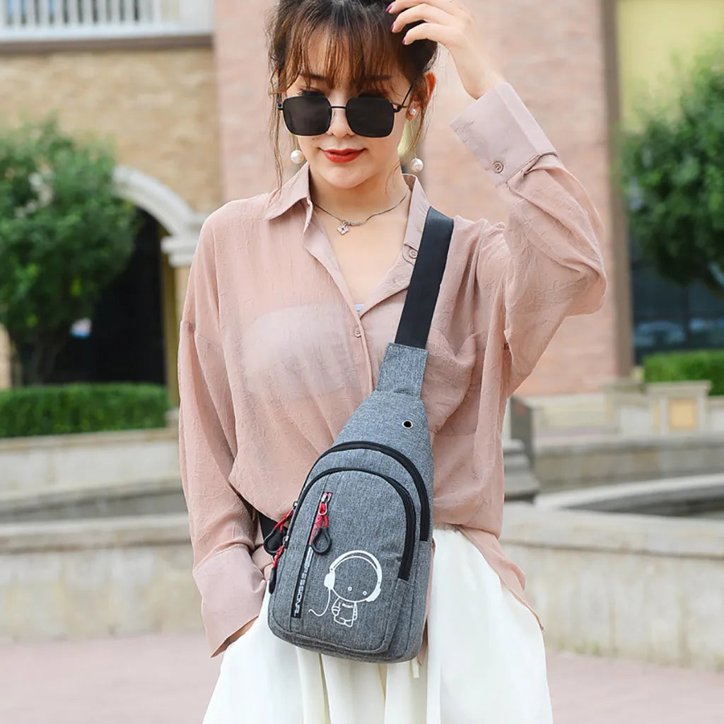 Waterproof Chest Bag Travel Sport Shoulder Crossbody Bags