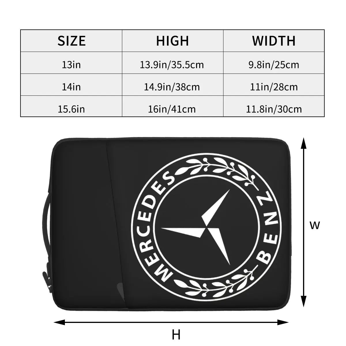 Mercedes-Benz Waterproof Laptop Bag 13-15 Inches