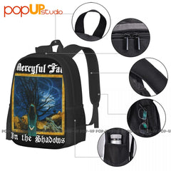 Mercyful Fate In the Shadows Metal King Diamond Backpack