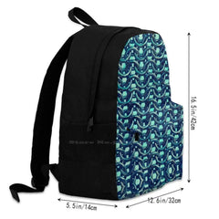 Mermaid Green Chain Mail Metallic Under Sea Armor Backpack