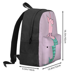Mermaid Pig - Purple Backpacks Men's & Women's Unisex Bags For Gi