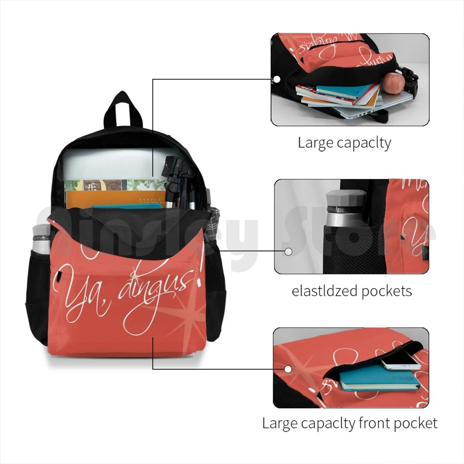 Outdoor Hiking Backpack Riding Climbing Sports Bag Christmas Designs