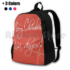 Outdoor Hiking Backpack Riding Climbing Sports Bag Christmas Designs