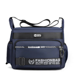 Men's Messenger Bag Nylon Shoulder Business Travel Lightweight Crossbody Bag