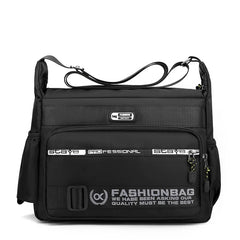 Men's Nylon Shoulder Bag Business Travel Lightweight Crossbody Bag