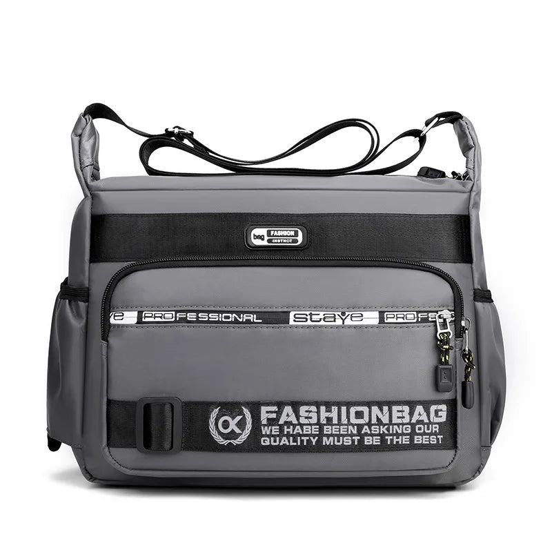 Men's Messenger Bag Nylon Shoulder Business Travel Lightweight Crossbody Bag