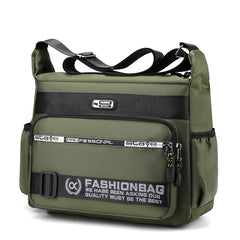 Men's Nylon Shoulder Bag Business Travel Lightweight Crossbody Bag