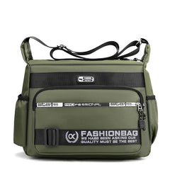 Men's Messenger Bag Nylon Shoulder Business Travel Lightweight Crossbody Bag
