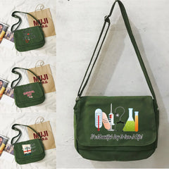 Japanese College Student Messenger Bag