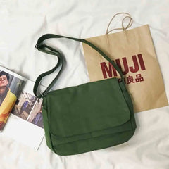 Japanese Flamingo Messenger Bag Large Capacity Portable One-shoulder Bag