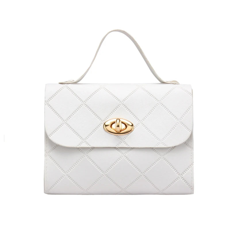 Women's Messenger Bag Crossbody Handbag Solid High Lady Shoulder Bag