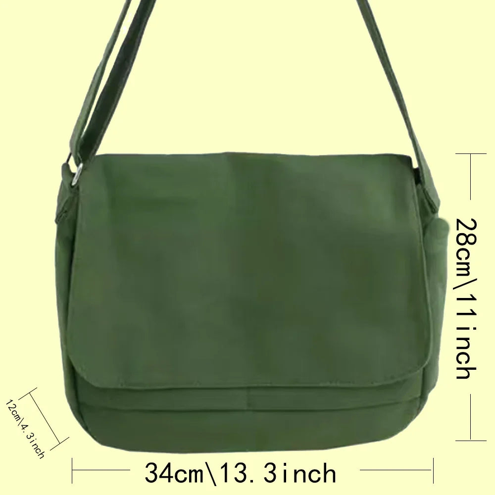 Japanese Multi-function Messenger Bag Youth Chaopai High Capacity Students