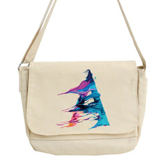 Japanese Pew Pattern Messenger Bag Men's Harajuku College Style