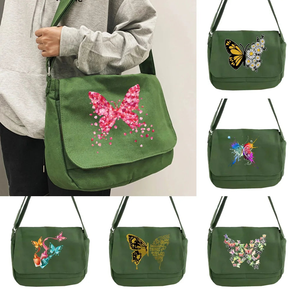 Leisure Time Multi-function Messenger Bag College Students