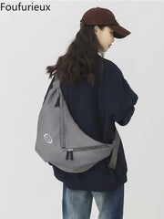 Harajuku Style Messenger Bag for Men and Women