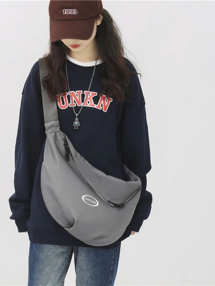 Harajuku Style Messenger Bag for Men and Women