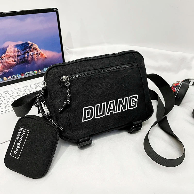 Men's Tooling Style Sports Shoulder Bag Messenger Bag