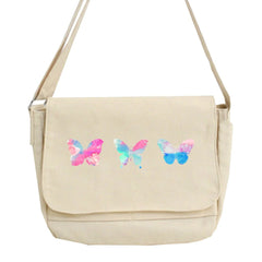 Retro Butterfly Pattern Messenger Bag Harajuku College Style