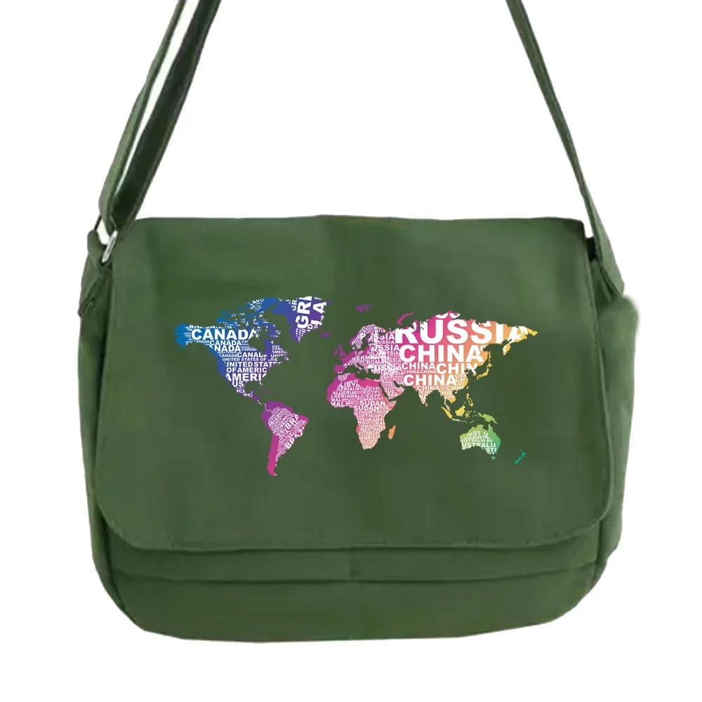 Multi-function Messenger Bag Young Women Personality Leisure Time Portable