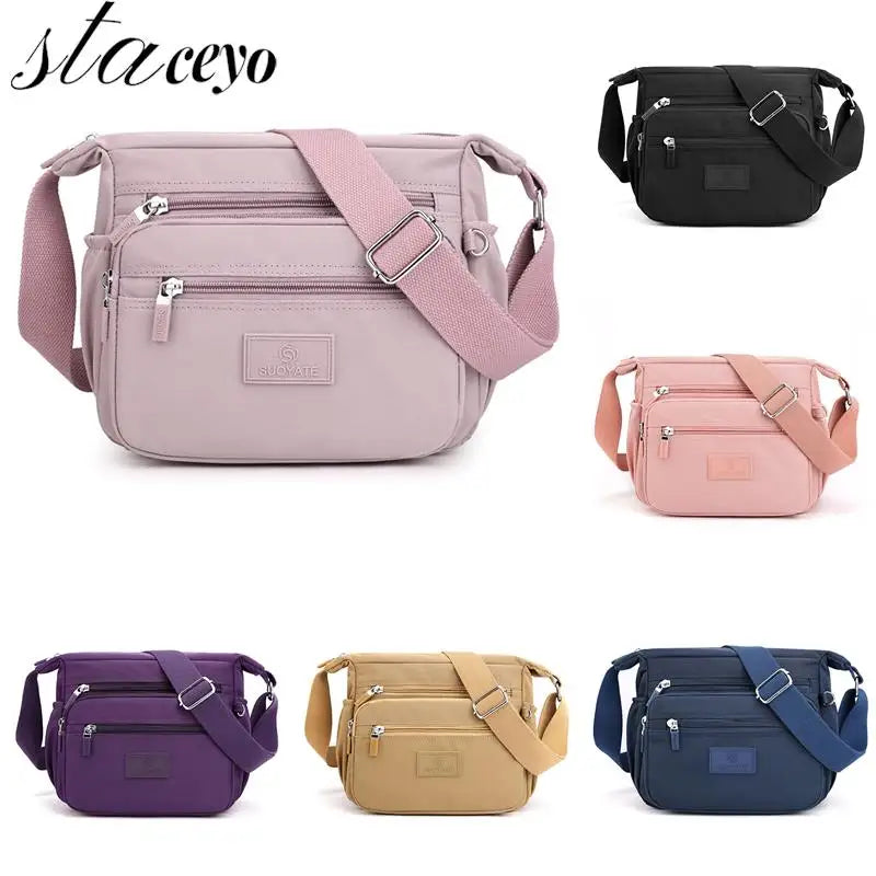 Nylon Shoulder Bag Women Handbag Large Capacity Crossbody Purse
