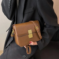 Women's Messenger Bag Crossbody Handbag Small Square Office Shoulder Bag