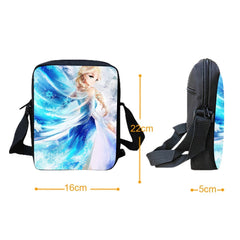 Anime Characters Printing Small Messenger Bag for Girls
