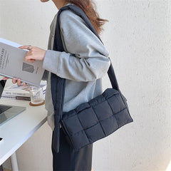 Winter Women's Messenger Bag Cotton Casual Down Bag